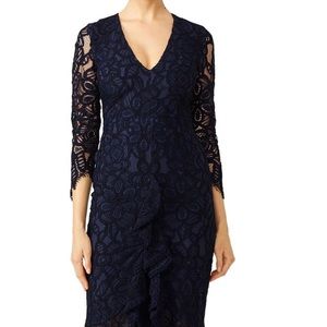 Alexis navy lace dress